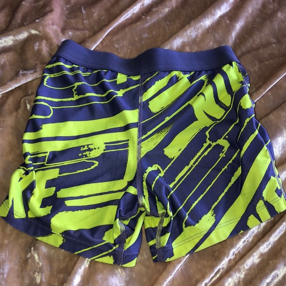 purple and neon yellow nike pros! - Picture 2 of 3